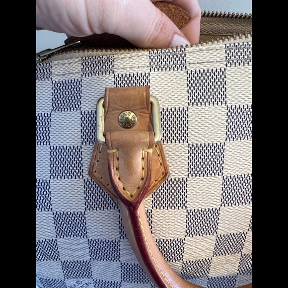 LOUIS VUITTON SPEEDY 25- Damier Azur - Picture 3 of 17
